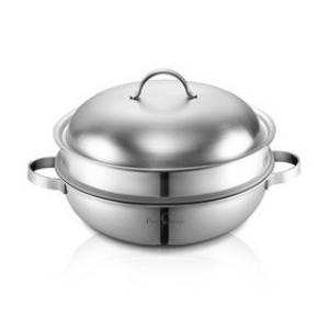 PN풍년 퓨어가르텐 통5중 IH 파티웍세트 (웍30+찜기30) (30cm)