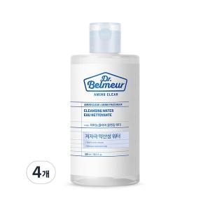 LG생활건강 더페이스샵 닥터벨머 아미노클리어 클렌징 워터 300ml (4개)