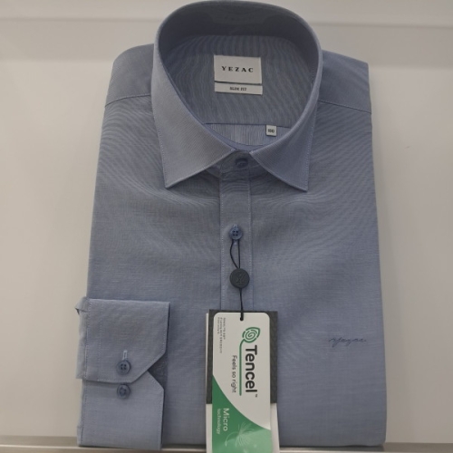 예작 남성 모달 텐셀 솔리드 긴팔셔츠_YJ2FBS154NY_이미지