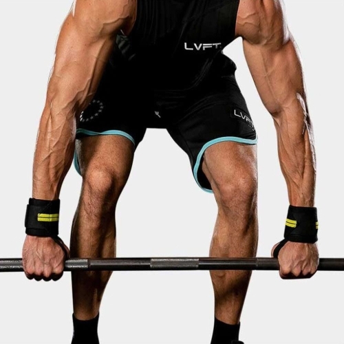 [불명] 806AE7 휘트니스 스포츠 헬스 손목 보호대 아대 스트랩 1쌍