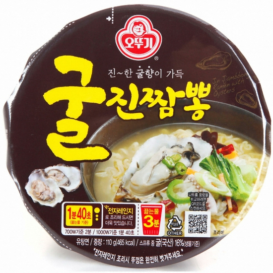 오뚜기 굴진짬뽕 110g