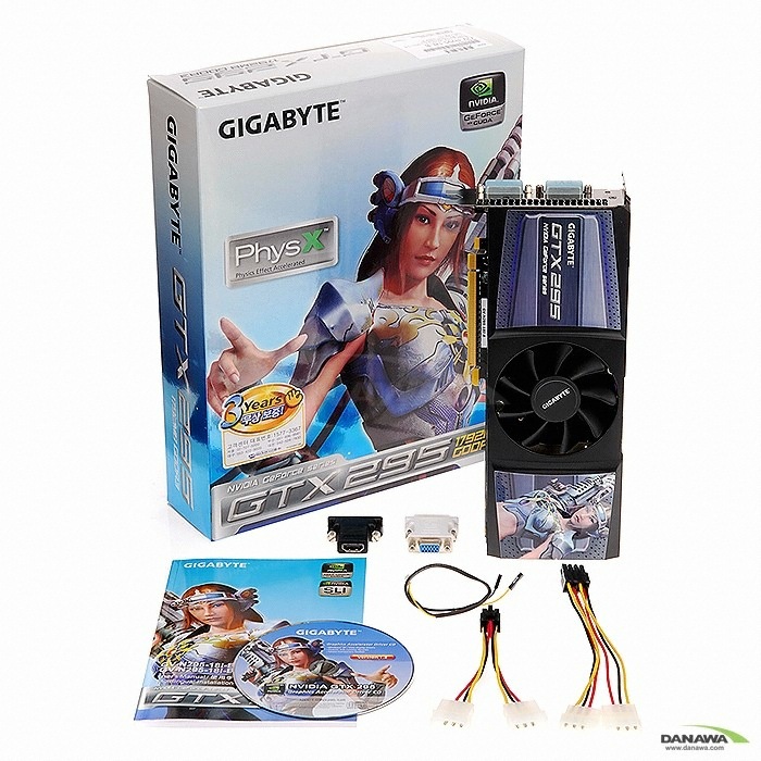 GIGABYTE ������ GTX295 V2 1.8GB Smart-Fan