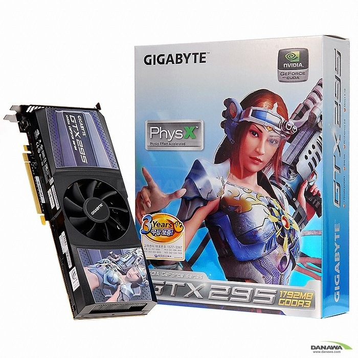 GIGABYTE 지포스 GTX295 V2 1.8GB Smart-Fan_이미지