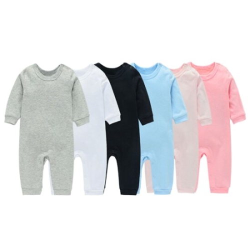 엠케이 데일리 무지 긴팔 아기 우주복 6종 3-12 205206