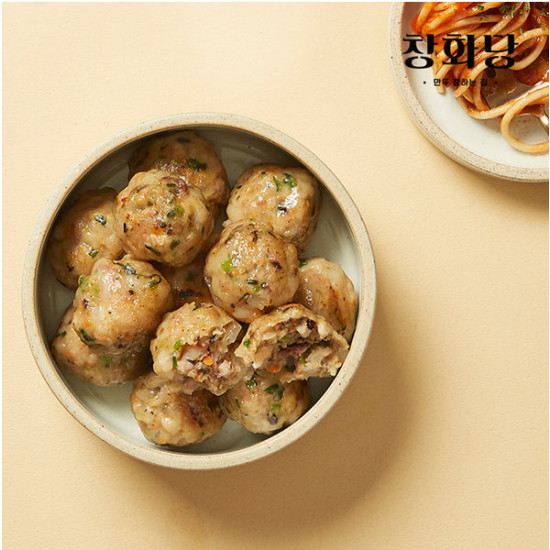 창화당 수제 새우낙지 굴림만두 500g (1개)