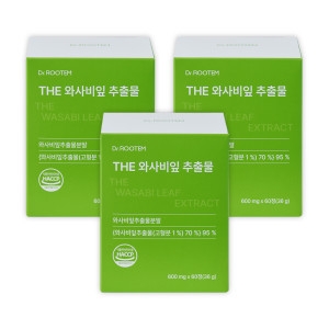 닥터루템 THE 와사비잎 추출물 600mg 60정 (3개)