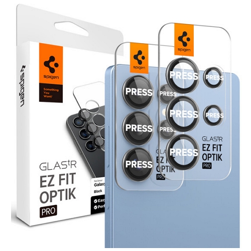 슈피겐 갤럭시S25 울트라 글라스tR 이지핏 옵틱프로 카메라 강화유리 보호필름