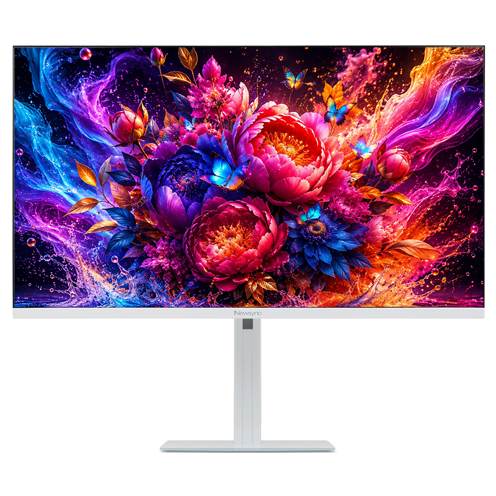 비트엠 Newsync 324QHD 패스트 180 IPS 게이밍 멀티스탠드 화이트 무결점_이미지