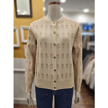 세이브존01 체인 자카드 가디건 B6A2K113 E46775841