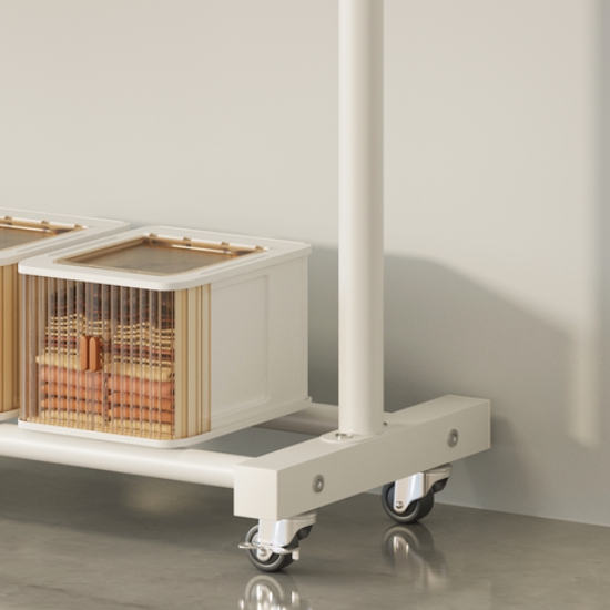 유니홈 28mm 튼튼한 이동식 옷걸이 행거 1500_이미지