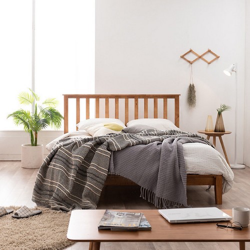 헤이미쉬홈 헤나 엠 원목 평상형 침대 SS (매트별도)_이미지