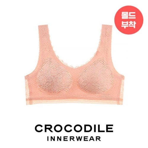 크로커다일 이너웨어 레이스 퓨징 몰드부착 감탄브라 1종 CDWBR2M02A_이미지