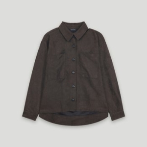 코데즈컴바인 언발 빅포켓 스웨이드 셔츠 CKD-SH001WA