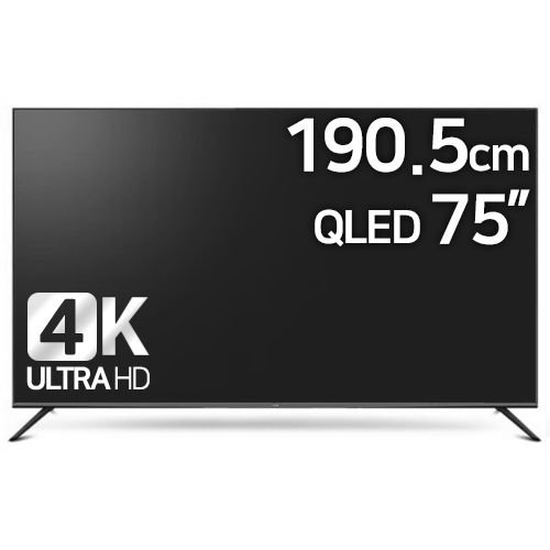 우신총판  행운 4K UHD 스마트 QLED TV (스탠드)