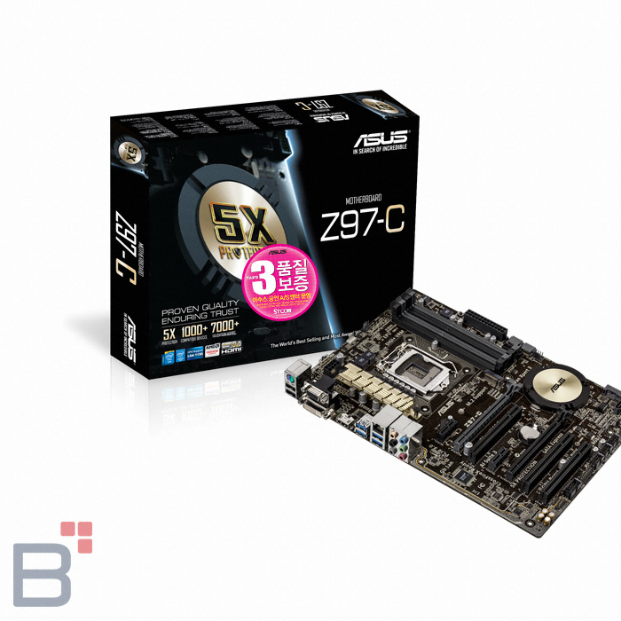 ASUS Z97-C + USB3.1 CARD STCOM_이미지