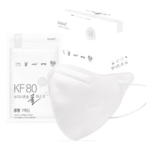 다나(DANA) 뉴 다나 온숨 쿨 KF80 중형 (100매)_이미지