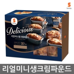 SPC삼립 리얼 미니 생크림 파운드 720g (1개)