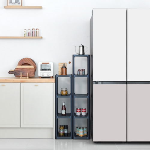 까사마루 리안 와이드 3단 이동식 선반 500_이미지