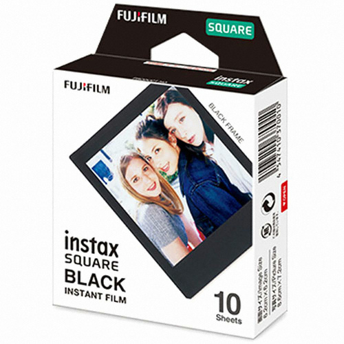 후지필름 INSTAX 스퀘어필름 블랙 [10매]