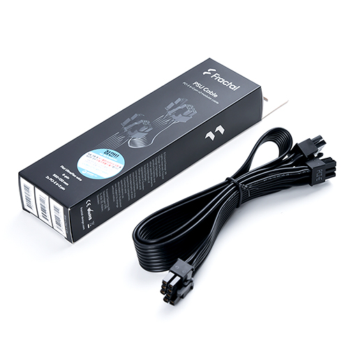 Fractal Design PCI-E 8(6+2)핀 x2 PSU 케이블 (0.55m)_이미지