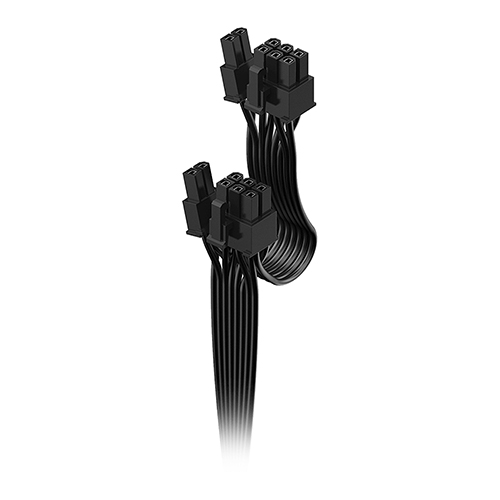Fractal Design PCI-E 8(6+2)핀 x2 PSU 케이블 (0.55m)_이미지