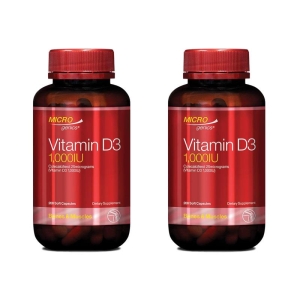  마이크로제닉스 비타민 D3 1000IU Vitamin D3 Microgenics 200소프트캡슐 2팩