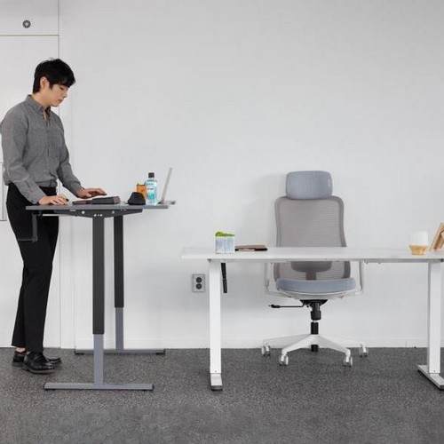 제닉스 제로드 스탠다드 전동EL 모션 스탠딩 책상 (1600x750)