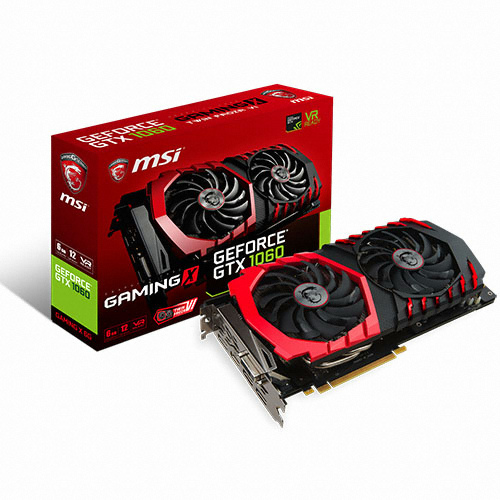 MSI 지포스 GTX1060 게이밍 X D5 6GB 트윈프로져6
