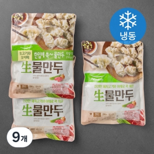 풀무원 생 물만두 냉동 250g 9개