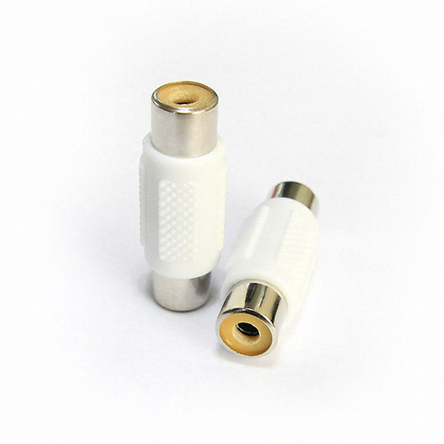 탑라인에이치디 HDTOP RCA F/F 연장 젠더 화이트 (1개, HT-R03)_이미지