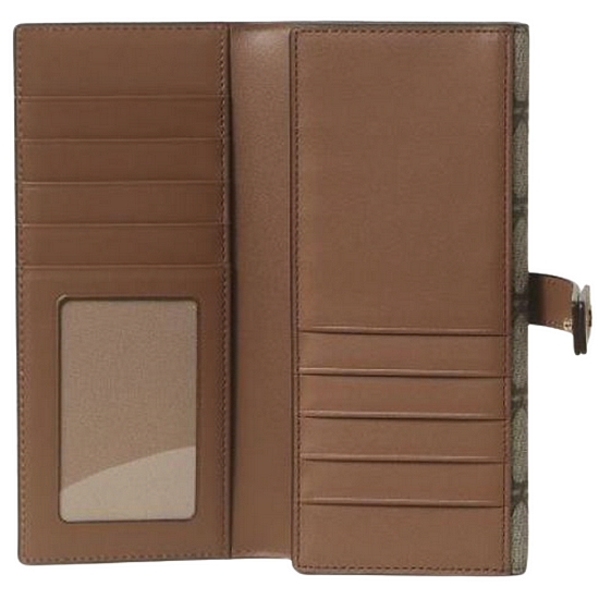 헤지스ACC 로고패턴 가죽 장지갑 HIWA3E883W2_이미지