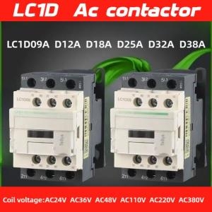 슈나이더 AC 접촉기 LC1D25F7C M7C LC1D38Q7C LC1D32B7C AC24V 36V 48V 110V 220V 380..