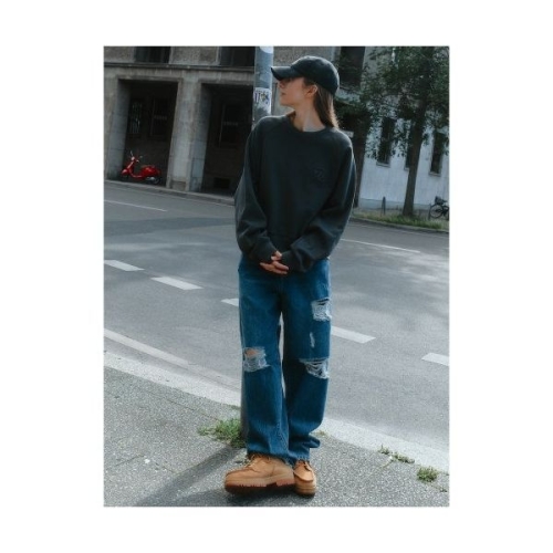 에잇세컨즈 ltgt UNI8 데미지 데님팬츠 블루 353921IP1P 353921IP1P 200219_이미지