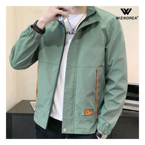 남성 스탠드가라 자켓 봄 가을 바람막이 점퍼 WI193J1009789_이미지