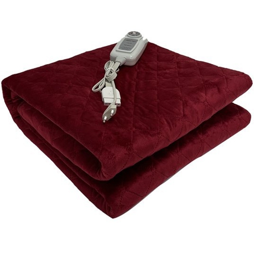 한일플러스 더크린 극세사 레드 전기장판 (대형, 135x180cm)_이미지