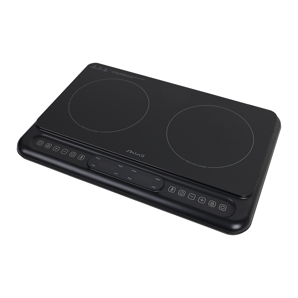 신일전자 프리미엄 2구 인덕션 와이드 SHL-D3500 (블랙 SHL-D3500BK)_이미지