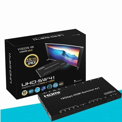 테라베이 4:1 HDMI 2.0 4K 선택기 (UHD-SW41)_이미지