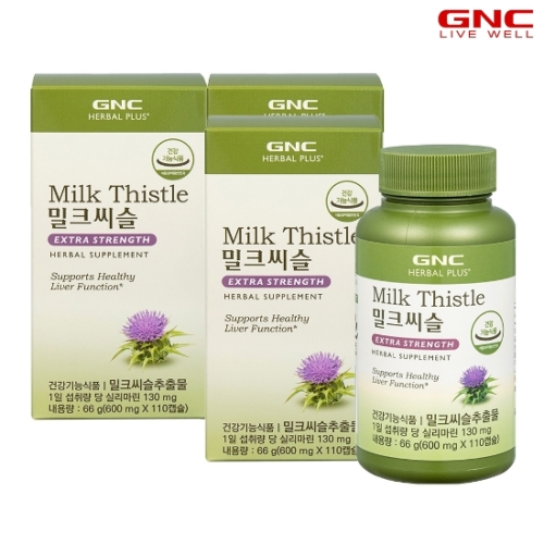 GNC 밀크씨슬 600mg 110캡슐 (3개)_이미지