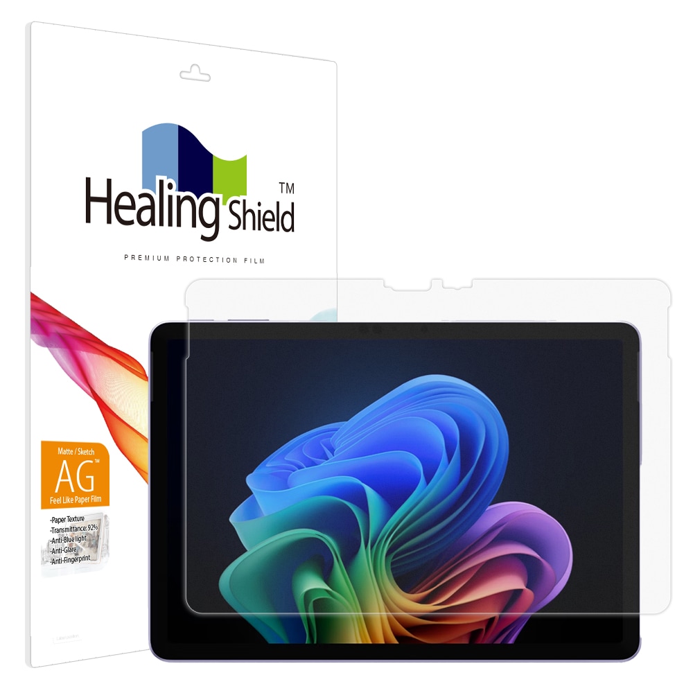 폰트리 힐링쉴드 MS 서피스 프로12 종이질감 지문방지 블루라이트차단 액정보호필름