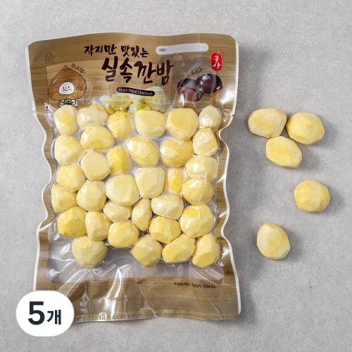 아산율림영농조합 아산율림 실속 깐밤 200g (5개)_이미지