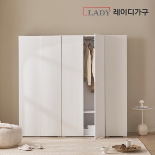 레이디가구 빈트 수납 시스템 터치 옷장 E세트 2000