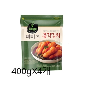 CJ제일제당 비비고 총각김치 400g (4개)