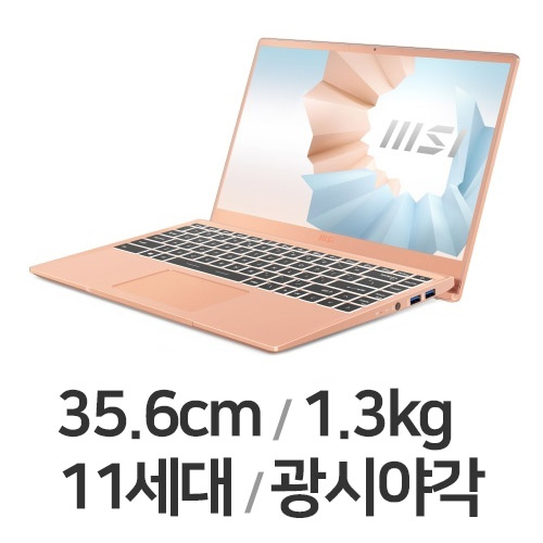 MSI 모던시리즈 모던14 B11M-i7 베이지 무스 (SSD 512GB)_이미지