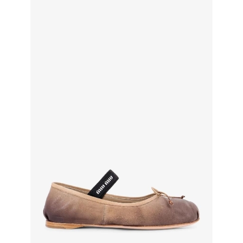  미우미우 Leather ballerinas 5F507EF005
