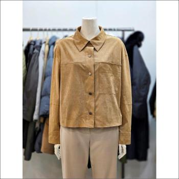 BCBG 올앤선드리 세이브존02 페이크 스웨이드 셔츠형 자켓 A6S1J114 E45894105_이미지