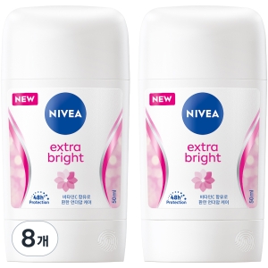 니베아 데오드란트 스틱 엑스트라 브라이트 50ml (8개)