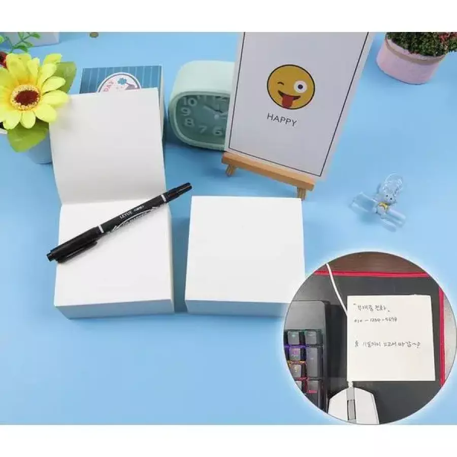 셀러허브 sDD 회사 사무실 데스크 전화 중요 떡메모지 400매1P S33522535_이미지