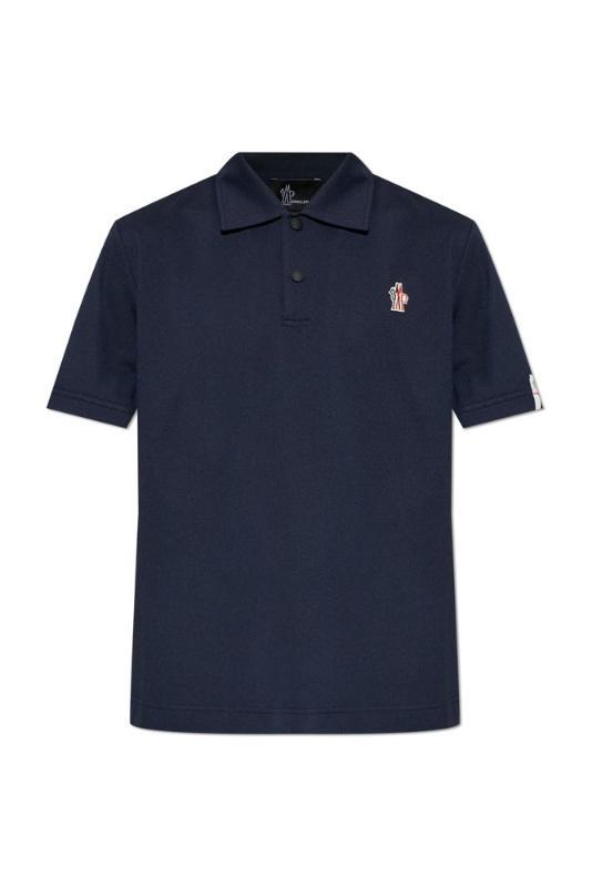 몽클레르 그르노블 로고 패치 반팔 폴로 셔츠 L10978A0000489AVZ 153094046