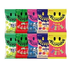 롯데제과 제과 죠스바 +수박+청포+구미세+핵짱후x각2개 총10개