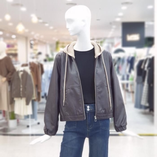 Ab.f.z abfz sh06 후드탈부착 보들 가죽 점퍼자켓 SLBNZ4L01J 41007639